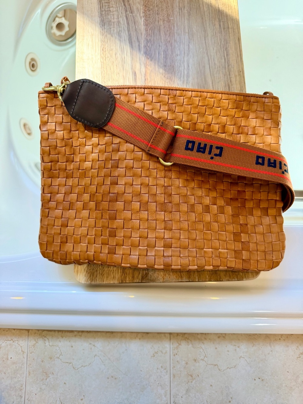 Clare V Flat Clutch w/tabs NWT $295 +
Adjustable Crossbody Strap NWT $125